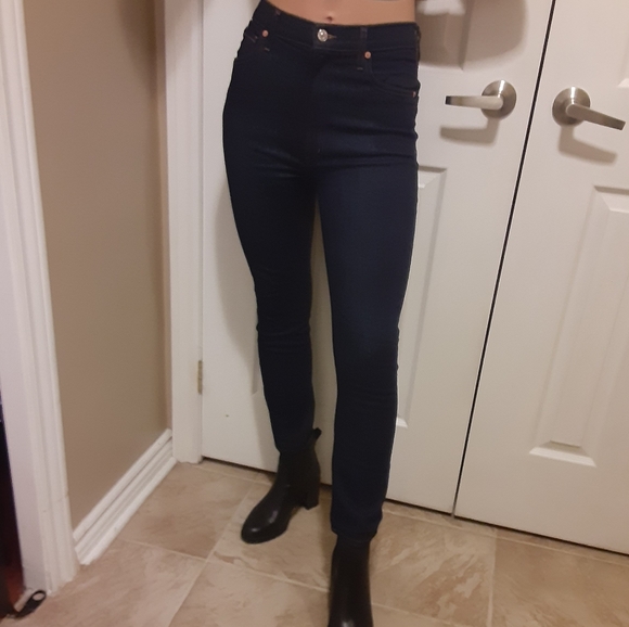 Wilfred / Citizens of Humanity High Rise Slim Cropped Women's Jeans - Picture 3 of 9